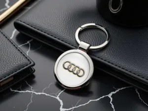 Audi Portachiavi Designer Stile Metallo Lusso